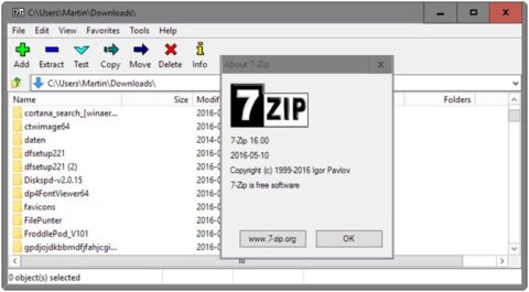 winzip winrar 7zip review comparison